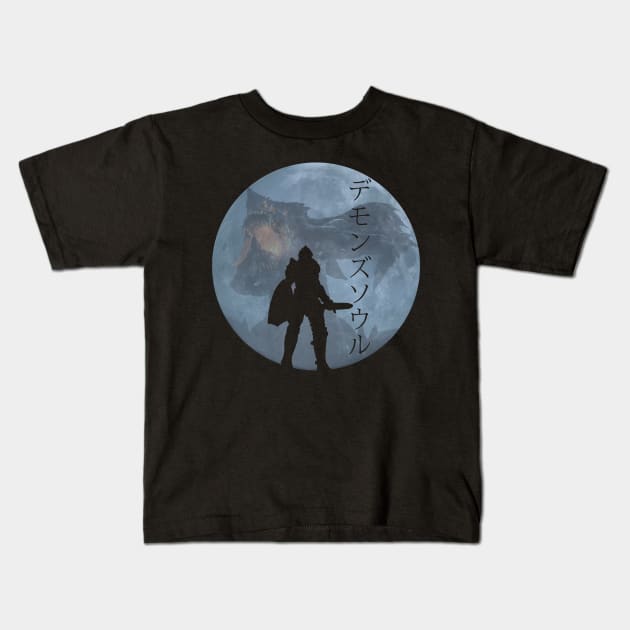 Demon's Souls Kids T-Shirt by dankdesigns